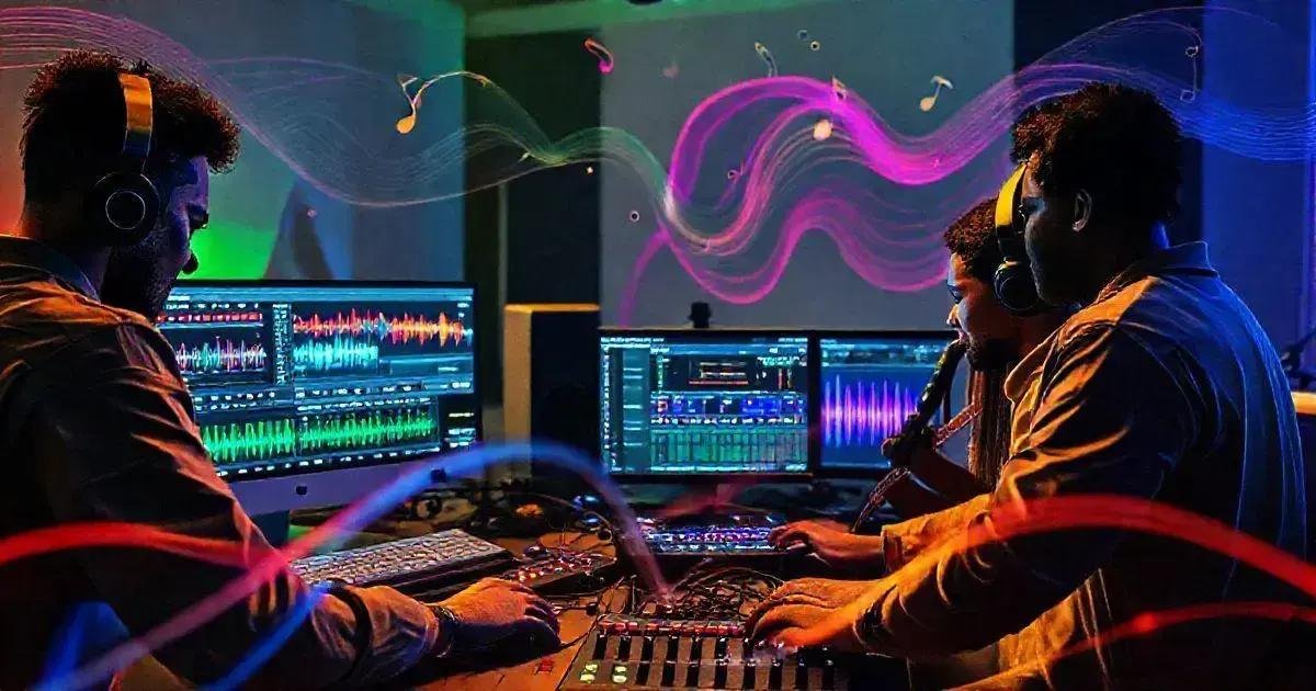 Como funciona a colaboração no Ohm Studio