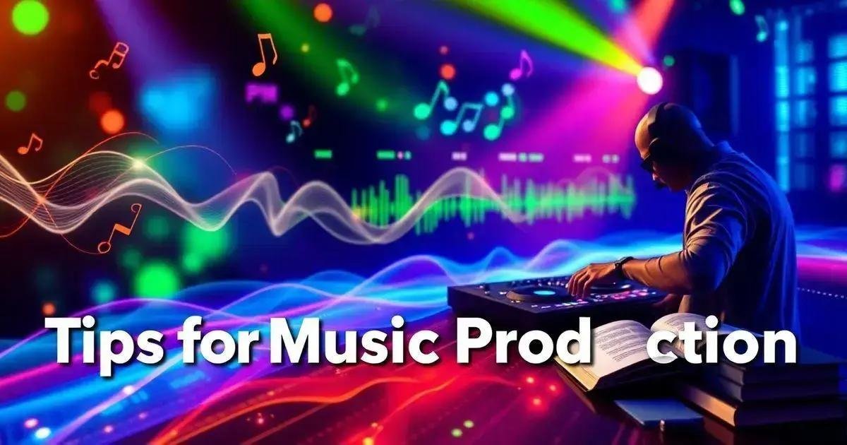 Dicas para Iniciantes na Produção Musical