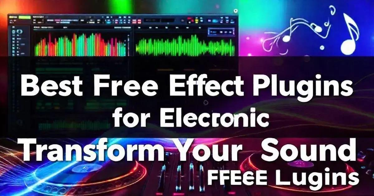 Melhores Plugins de Efeitos Gratuitos para Músicas Eletrônicas