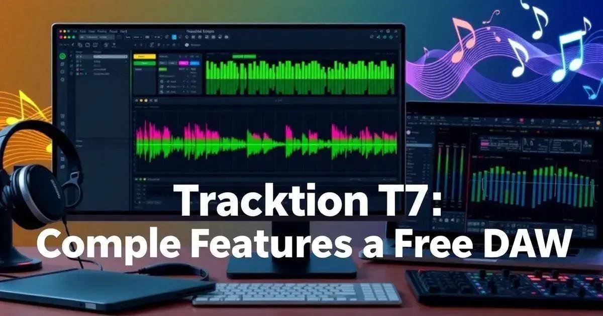 Tracktion T7: Recursos Completos em uma DAW Gratuita